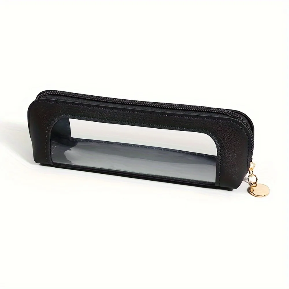 Case - Transparent Design - Faux Leather Finish - Zipper Closure - Practical Organizer - Image 10