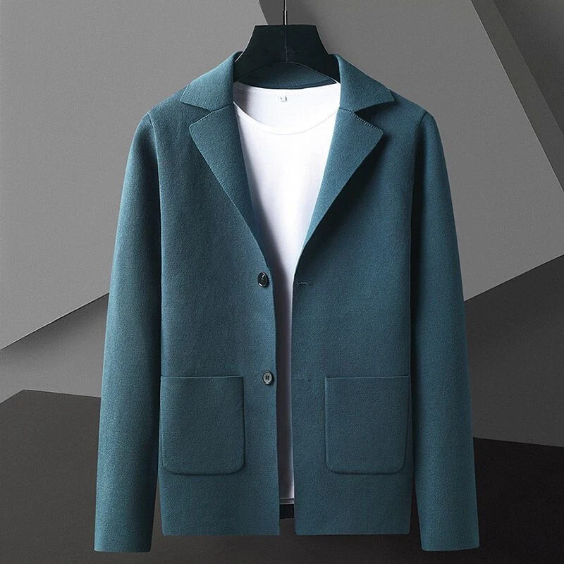 Cotton Cardigan With Fold-Over Collar - Image 4