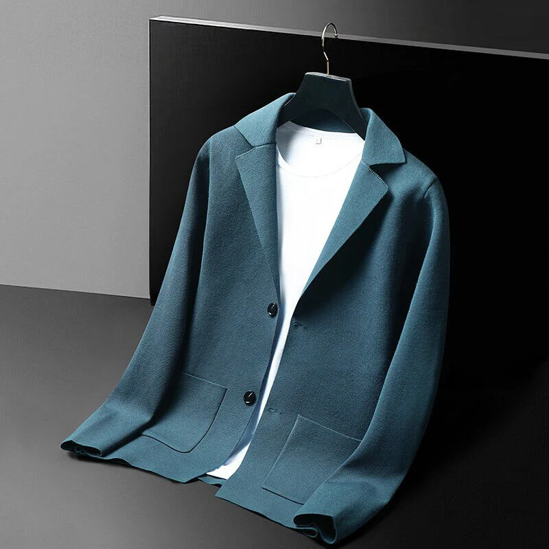 Cotton Cardigan With Fold-Over Collar - Image 5