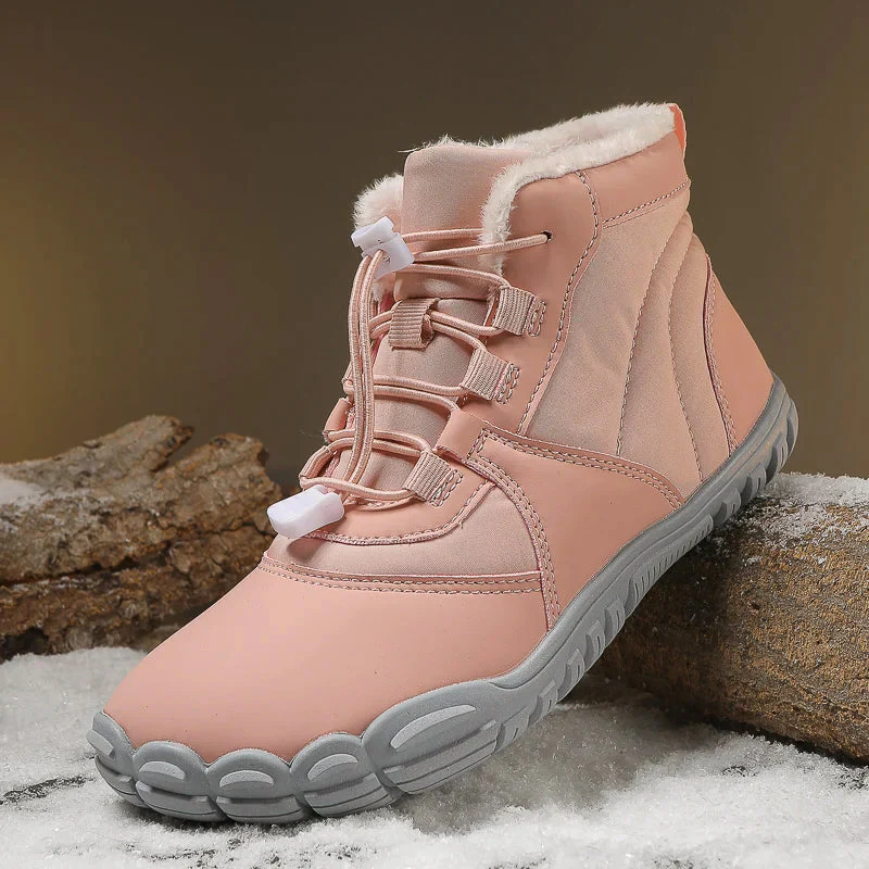 Amelia Ankle-Length Ankle Boots | Warm Lined Lug Sole Ankle Boots - Image 3