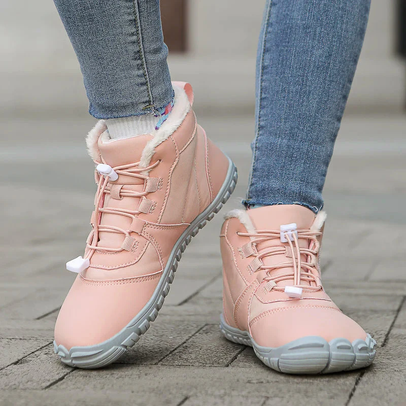 Amelia Ankle-Length Ankle Boots | Warm Lined Lug Sole Ankle Boots - Image 5