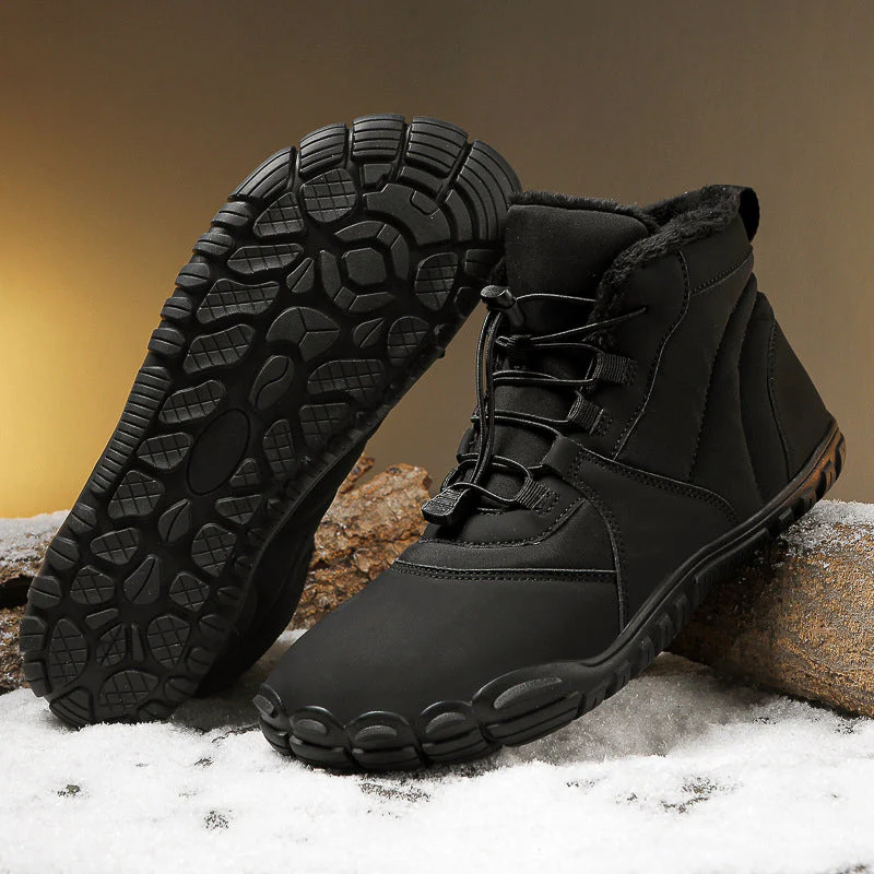 Amelia Ankle-Length Ankle Boots | Warm Lined Lug Sole Ankle Boots - Image 6