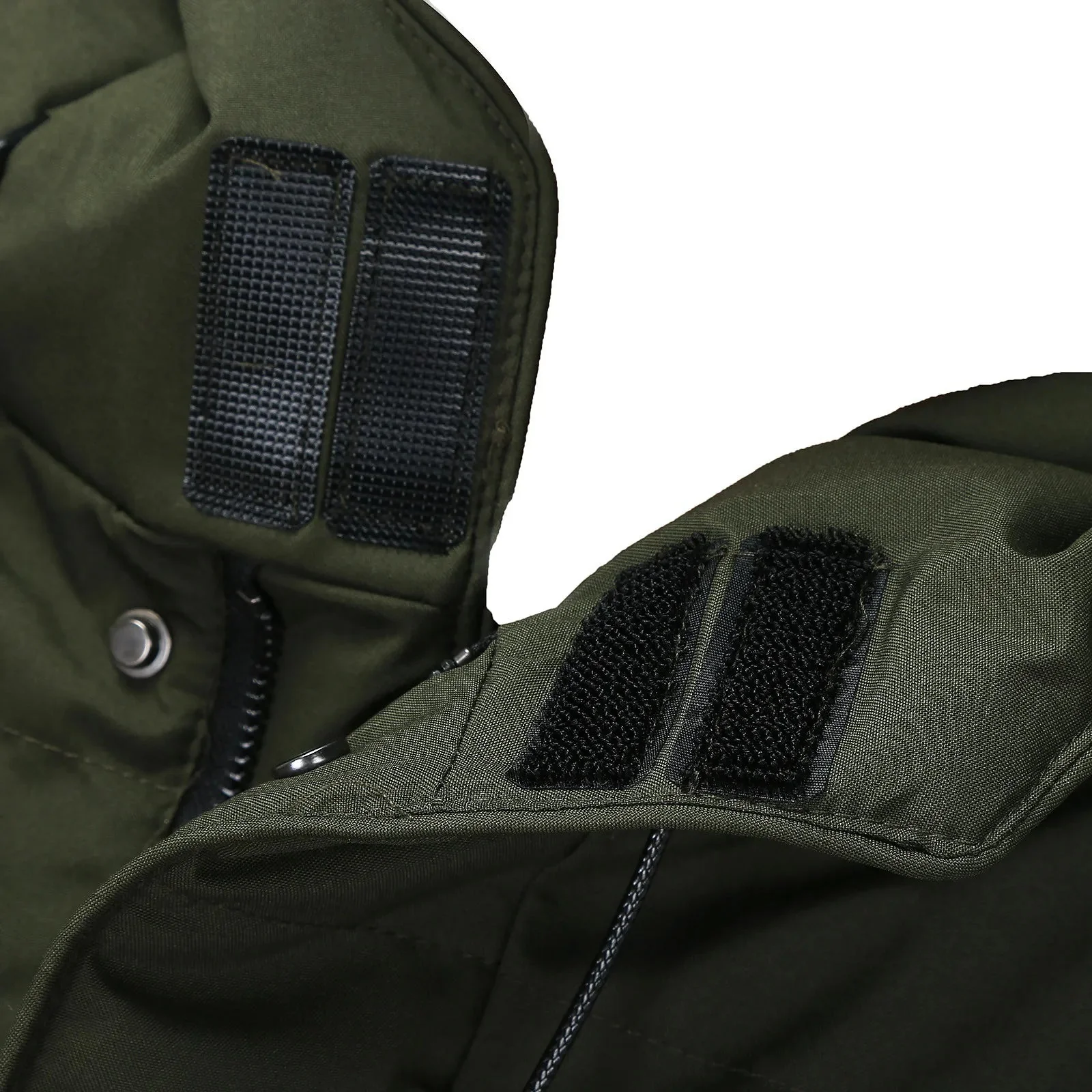 Men's Quilted Jacket – Water-Repellent – Adjustable Hood – Long Length – Casual Warmth - Image 5
