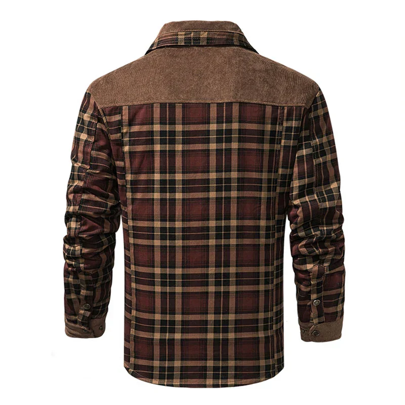 Carlo Fleece-Lined Flannel Jacket | Warm Casual Outerwear - Image 5