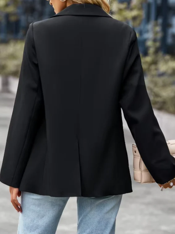 Women's Blazer - Tailored Fit - Classic Lapels - Hip Length - Formal Look - Image 2