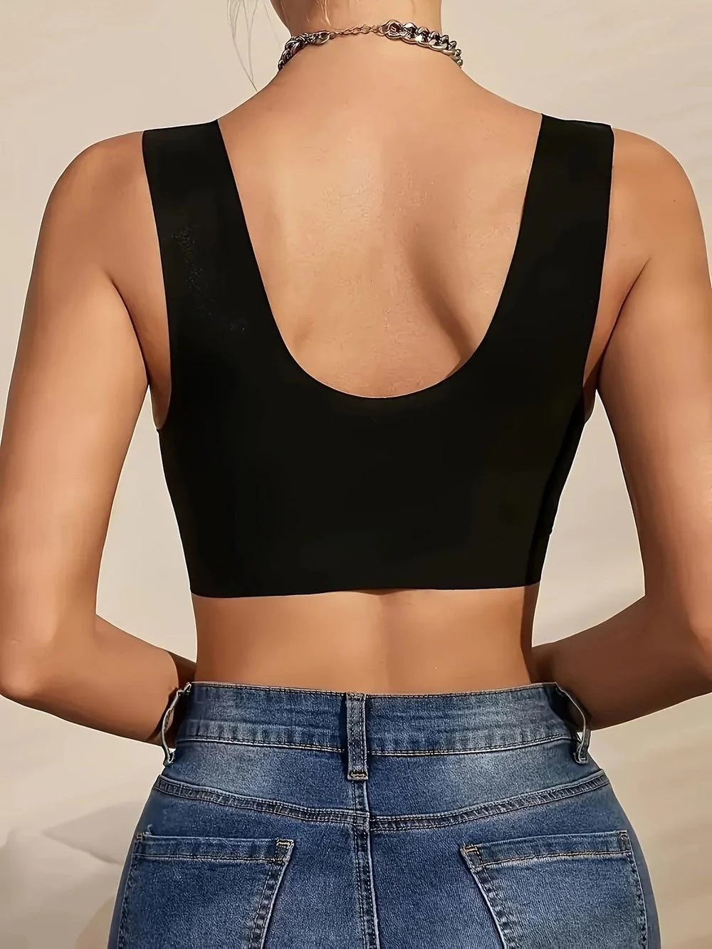 Women's Bralette – Lace Design – V-Neck – Breathable – Comfortable Fit - Image 7