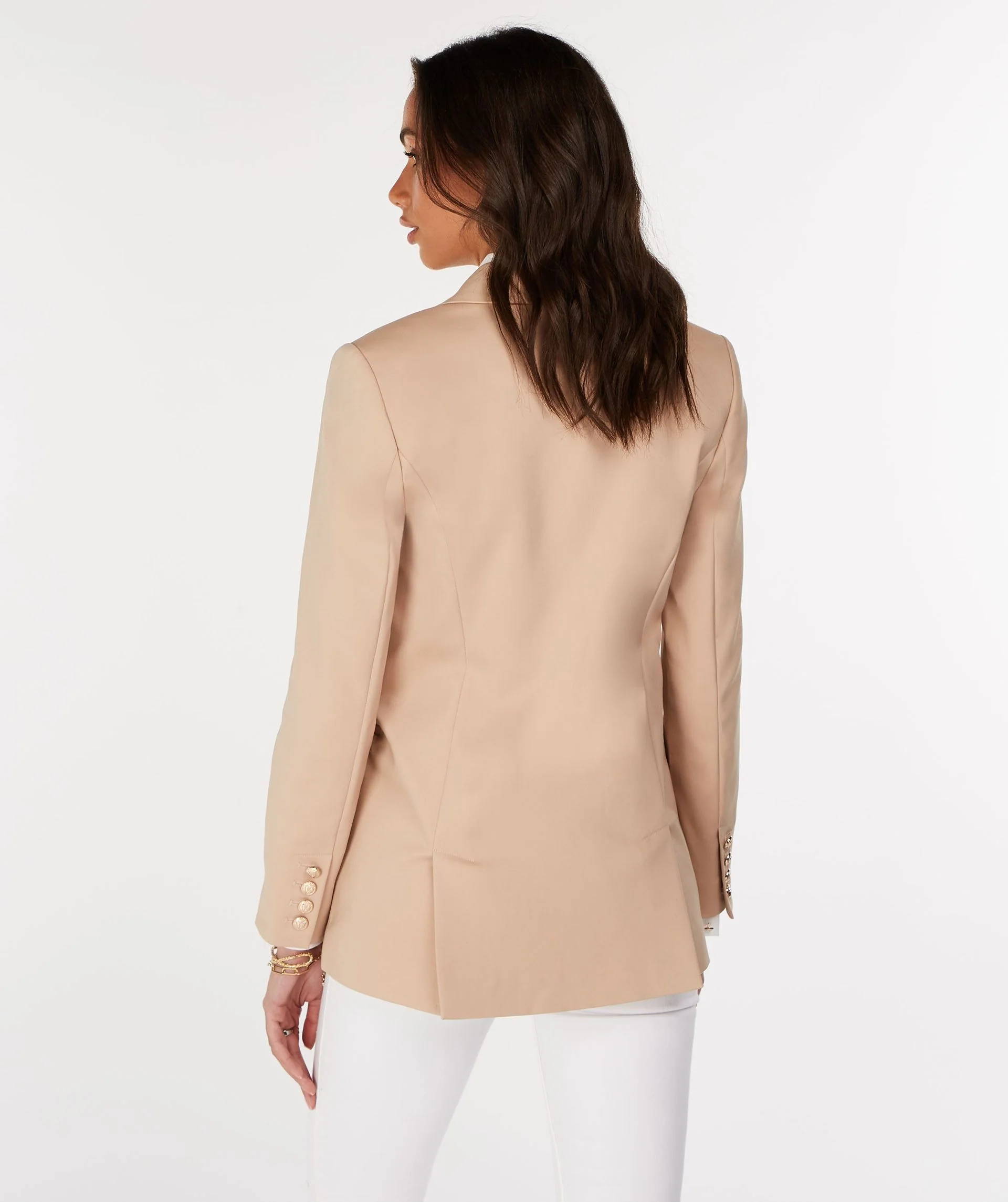 Women's Blazer And Mini Skirt Set – Tailored – Double Buttons – Chic Formal Look - Image 4