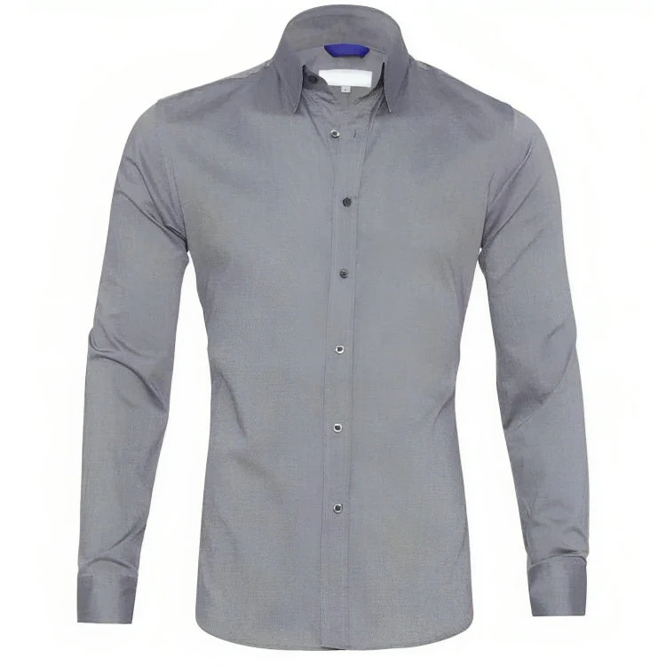 Men's Shirt – Tailored Fit – Long Sleeve – Breathable Cotton – Casual/Formal - Image 12