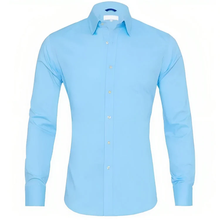 Men's Shirt – Tailored Fit – Long Sleeve – Breathable Cotton – Casual/Formal - Image 15