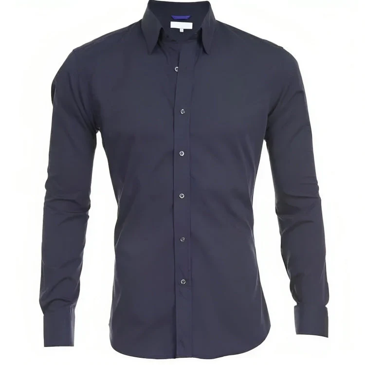 Men's Shirt – Tailored Fit – Long Sleeve – Breathable Cotton – Casual/Formal - Image 5