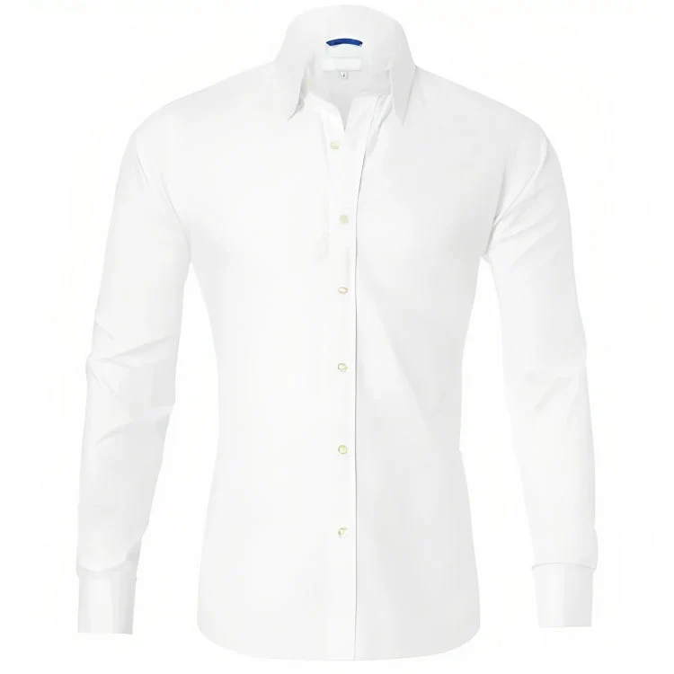 Men's Shirt – Tailored Fit – Long Sleeve – Breathable Cotton – Casual/Formal - Image 8