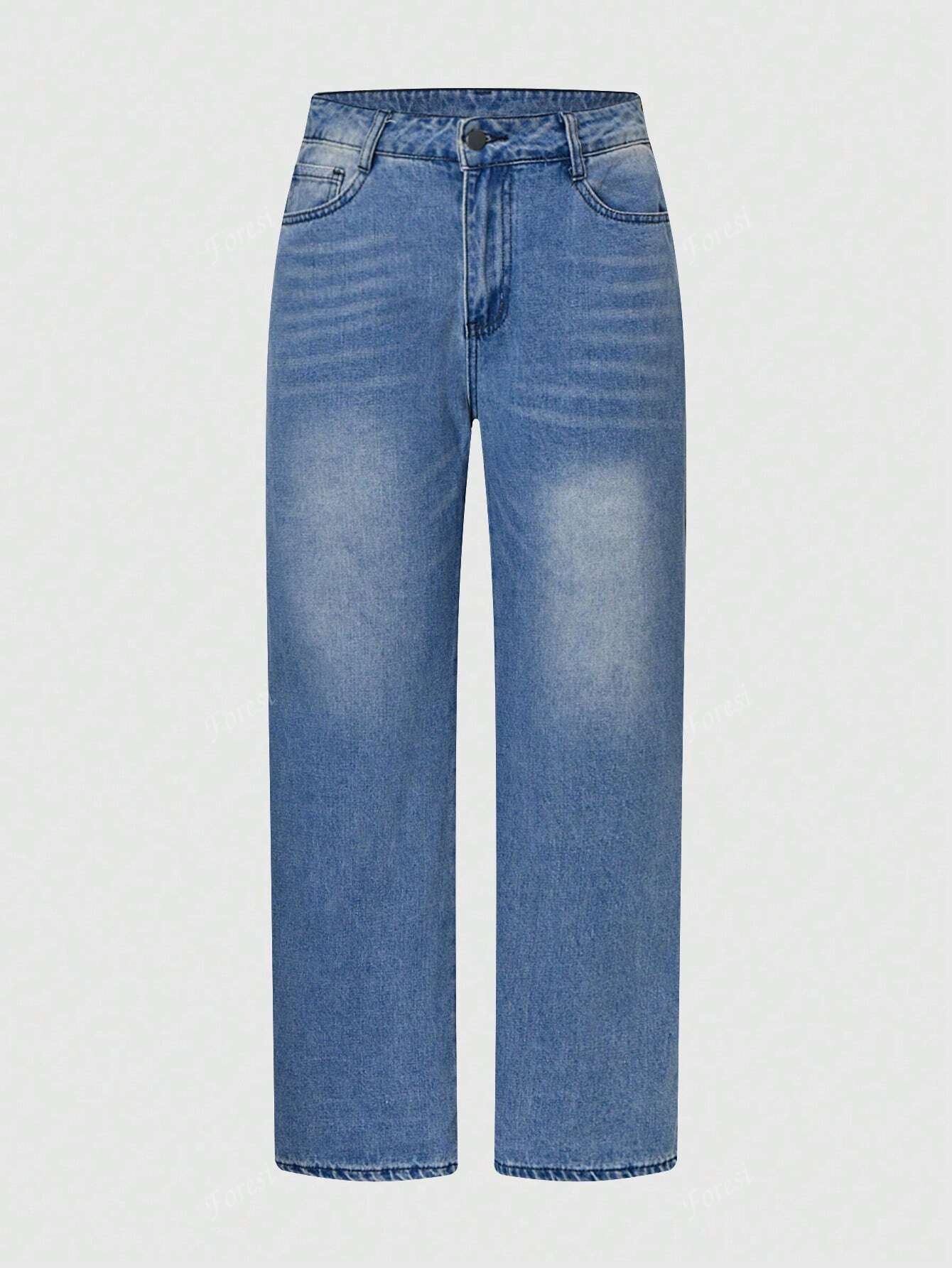 Women's Jeans - High Waist - Wide Legs - Relaxed Fit - Five-Pocket Style - Image 3