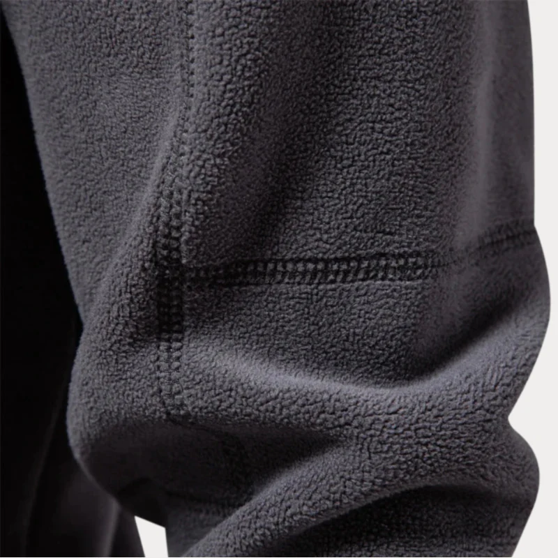 Men's Half-Zip Sweater - Fleece - Regular Fit - High Collar - Long Sleeve Casual Wear - Image 7