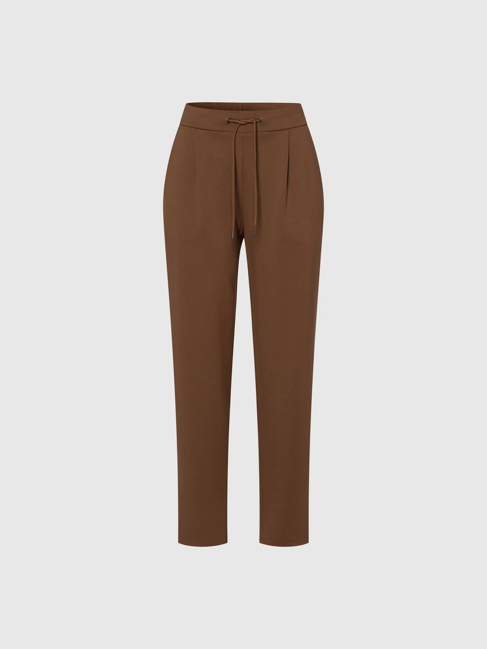 Women's Jogging Pants – Tapered Fit – Elastic Waist with Drawstring – With Pockets - Image 17