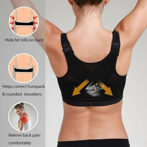 Ladies Sports Bra – Preformed – Racerback – High Support – Breathable Comfort - Image 5