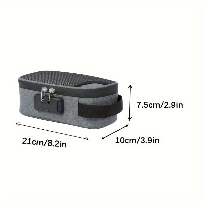 Toiletry Travel Bag – Water-Repellent – Zipper Closure – With Combination Lock – Portable - Image 4