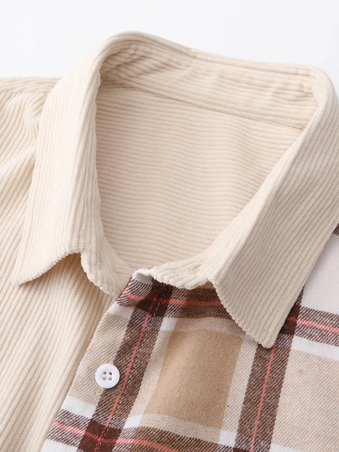 Finn - Corduroy checked shirt - Image 3