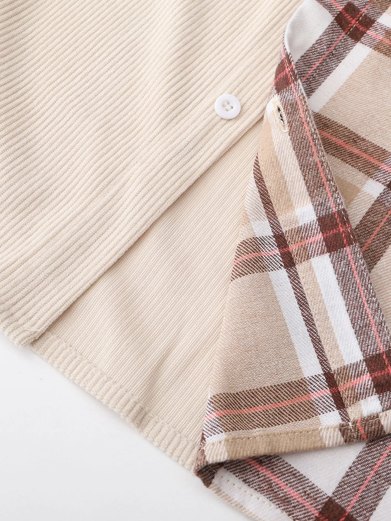 Finn - Corduroy checked shirt - Image 4