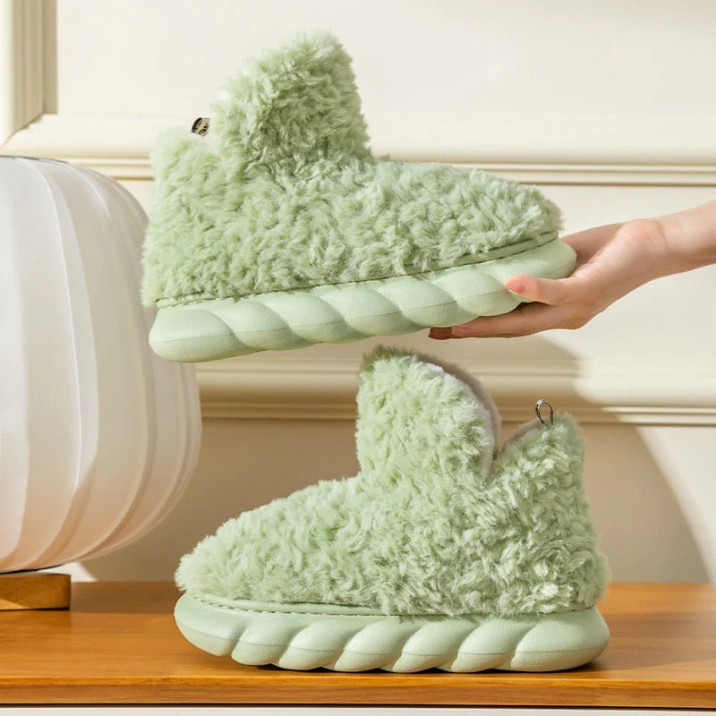 Nima | Cosy Winter slippers with sturdy sole - Image 4