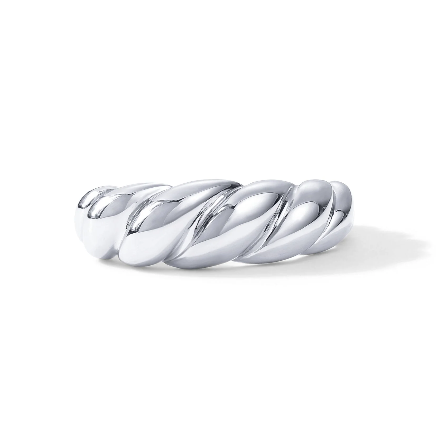 Women's Ring - Twisted Design - Elegant Statement Jewel - Shiny Finish - Image 9