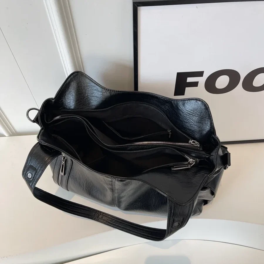 Ladies Handbag – Structured Design – Multiple Compartments – Metal Details – Hand/Shoulder Carryable - Image 10