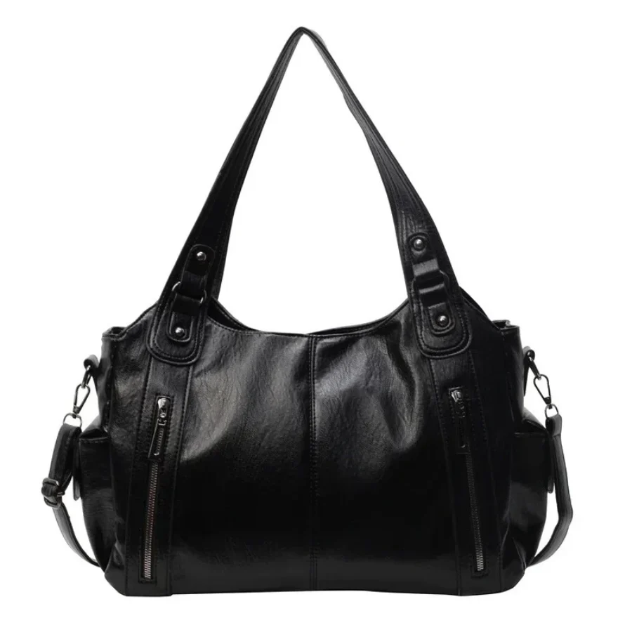 Ladies Handbag – Structured Design – Multiple Compartments – Metal Details – Hand/Shoulder Carryable - Image 19
