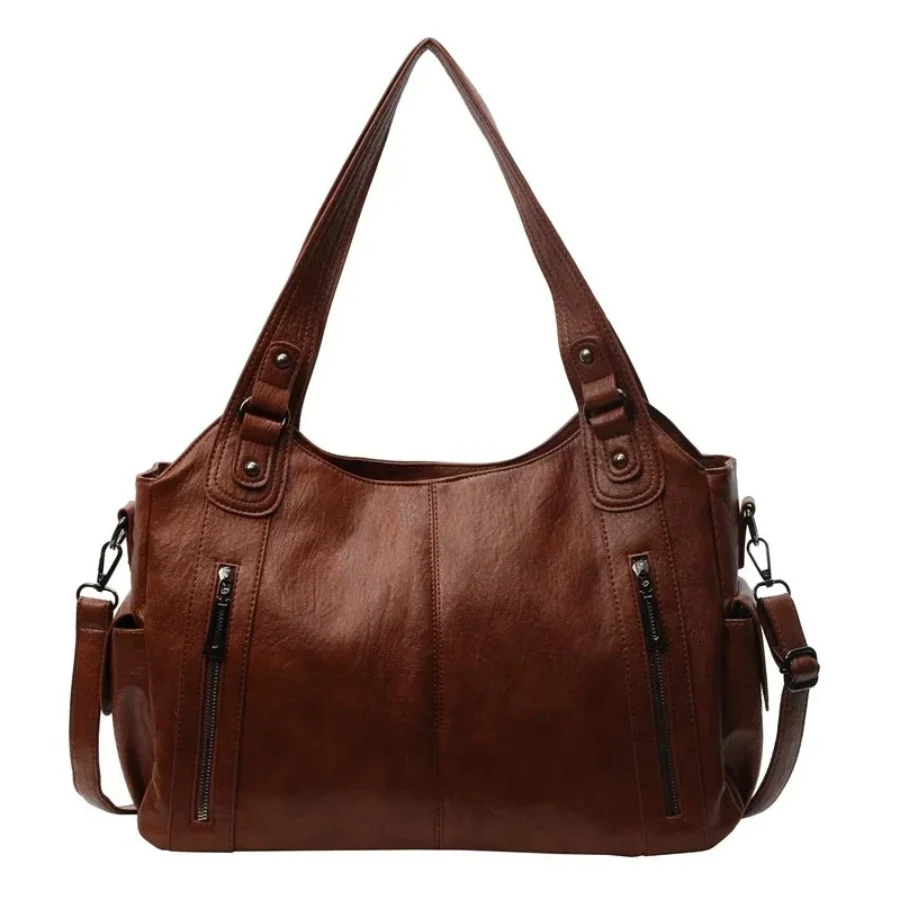Ladies Handbag – Structured Design – Multiple Compartments – Metal Details – Hand/Shoulder Carryable - Image 20