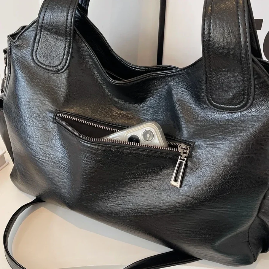Ladies Handbag – Structured Design – Multiple Compartments – Metal Details – Hand/Shoulder Carryable - Image 7