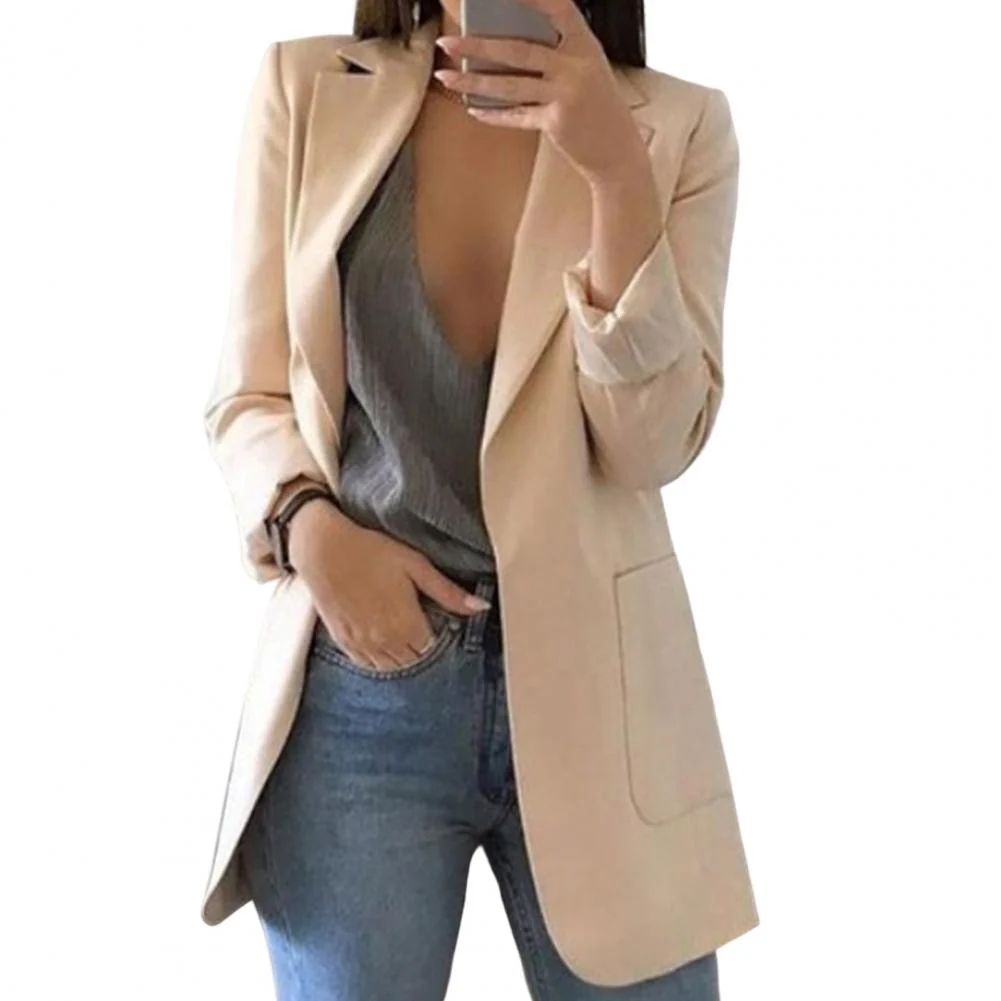 Ladies Blazer – Tailored Fit – Hip Length – Open Front – Large Pockets - Image 8