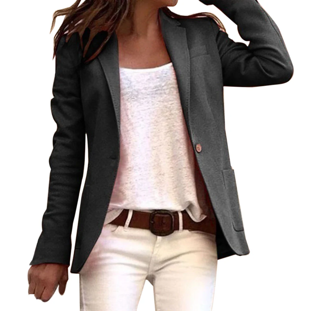 Ladies Blazer – Slim Fit – Tailored Fit – Luxury Textured Fabric - Image 2