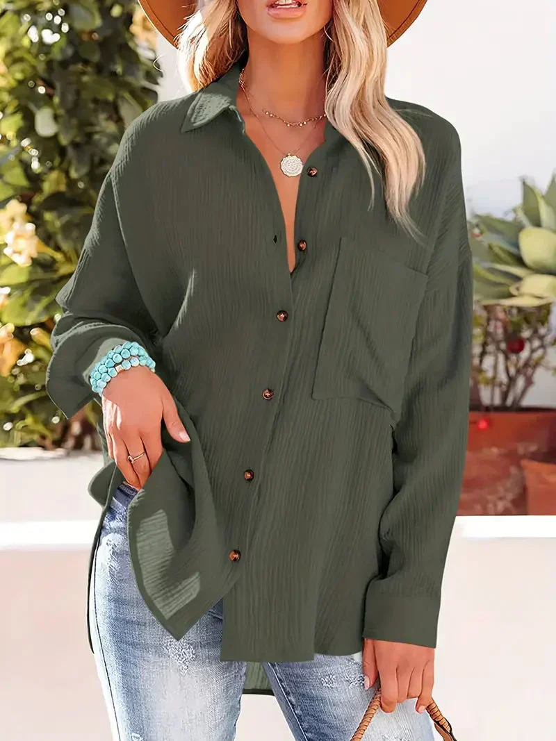 Ladies Blouse β Relaxed Fit β Breathable Fabric β Button Closure β Casual Style - Image 4