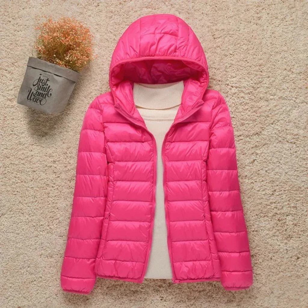 Women's Quilted Jacket – Regular Fit – Hip Length – Lightweight Breathable Model - Image 4