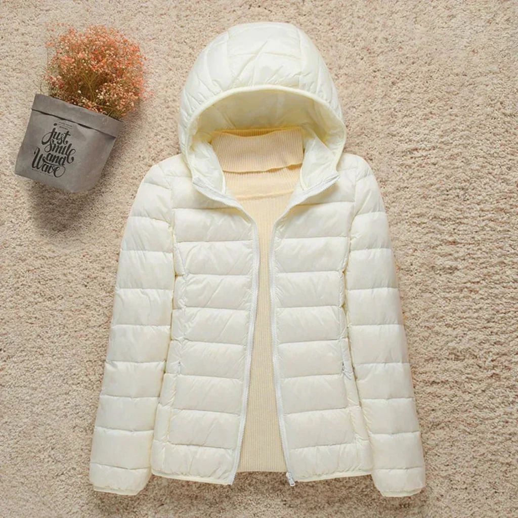 Women's Quilted Jacket – Regular Fit – Hip Length – Lightweight Breathable Model - Image 6