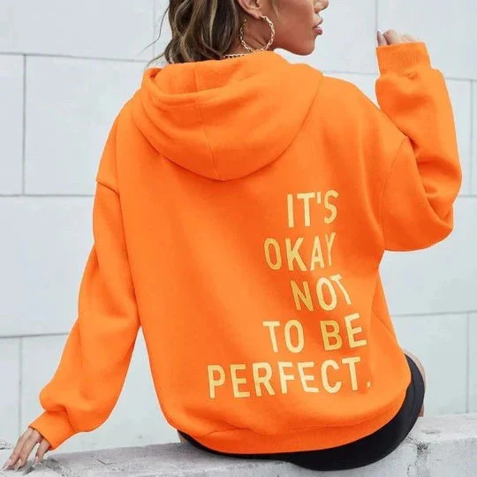 Women's Hoodie – Oversized Fit – Soft Cotton Blend – Long Sleeve – Casual Style - Image 3