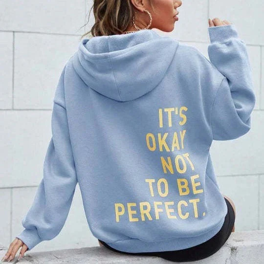 Women's Hoodie – Oversized Fit – Soft Cotton Blend – Long Sleeve – Casual Style - Image 8
