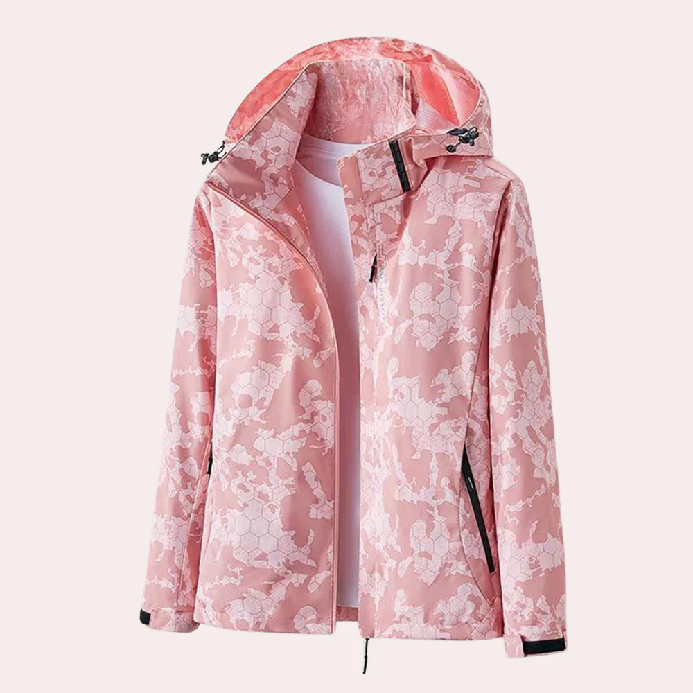 Women's Jacket – Lightweight Straight Fit – Detachable Hood – Zip Pockets - Image 5