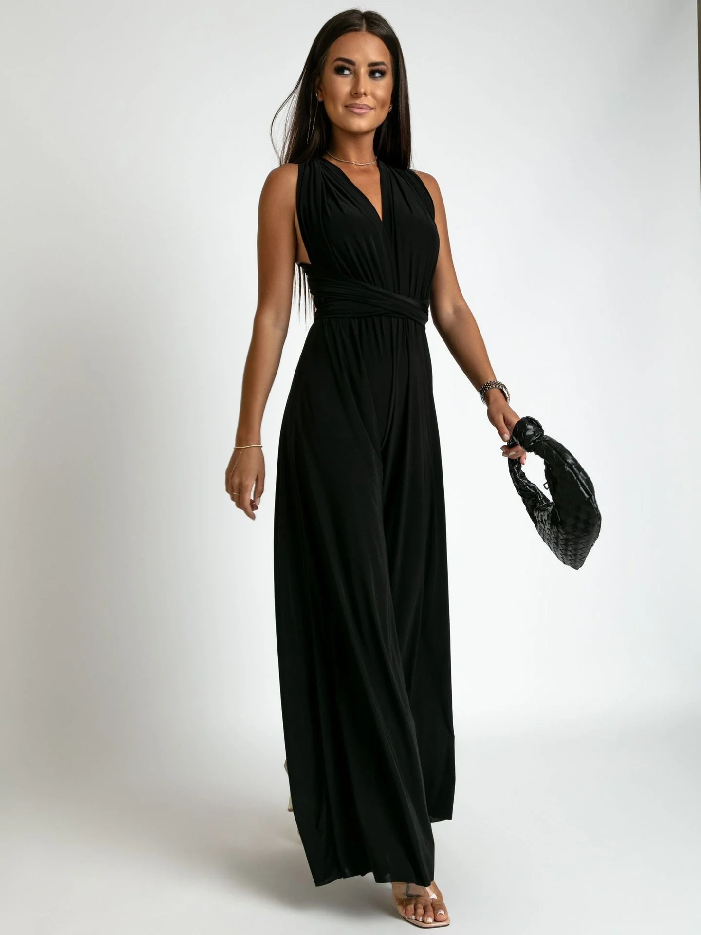 Ladies Jumpsuit β Fitted Waist β Wide Legs β Sleeveless β Breathable Comfort