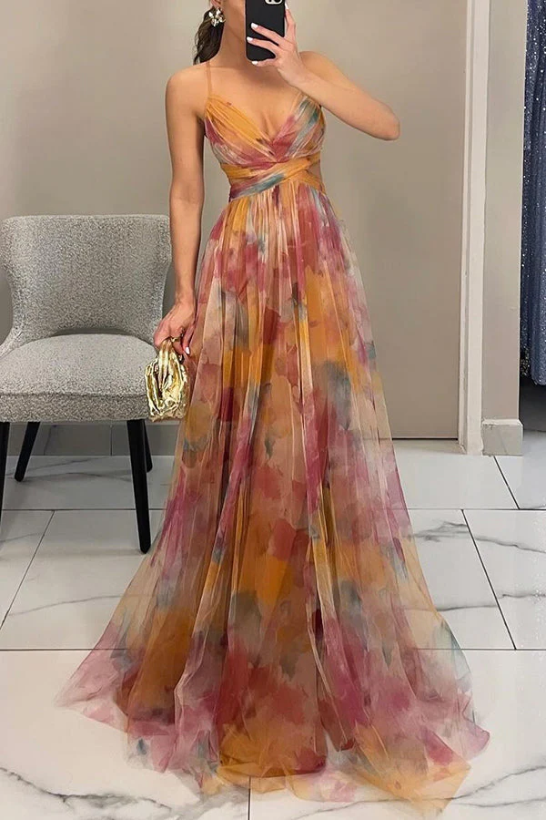 Women's Maxi Dress – Sweetheart Neckline – Flowy Skirt – Airy Elegant Fit - Image 3