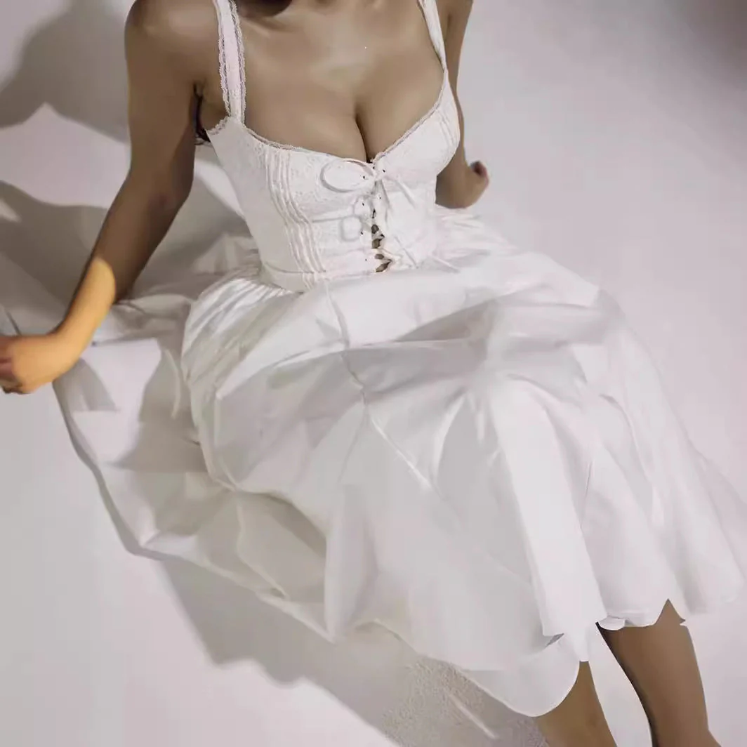 Ladies Midi Dress – Fitted Top – Off-Shoulder – Lace Design – Elegant Fit - Image 5