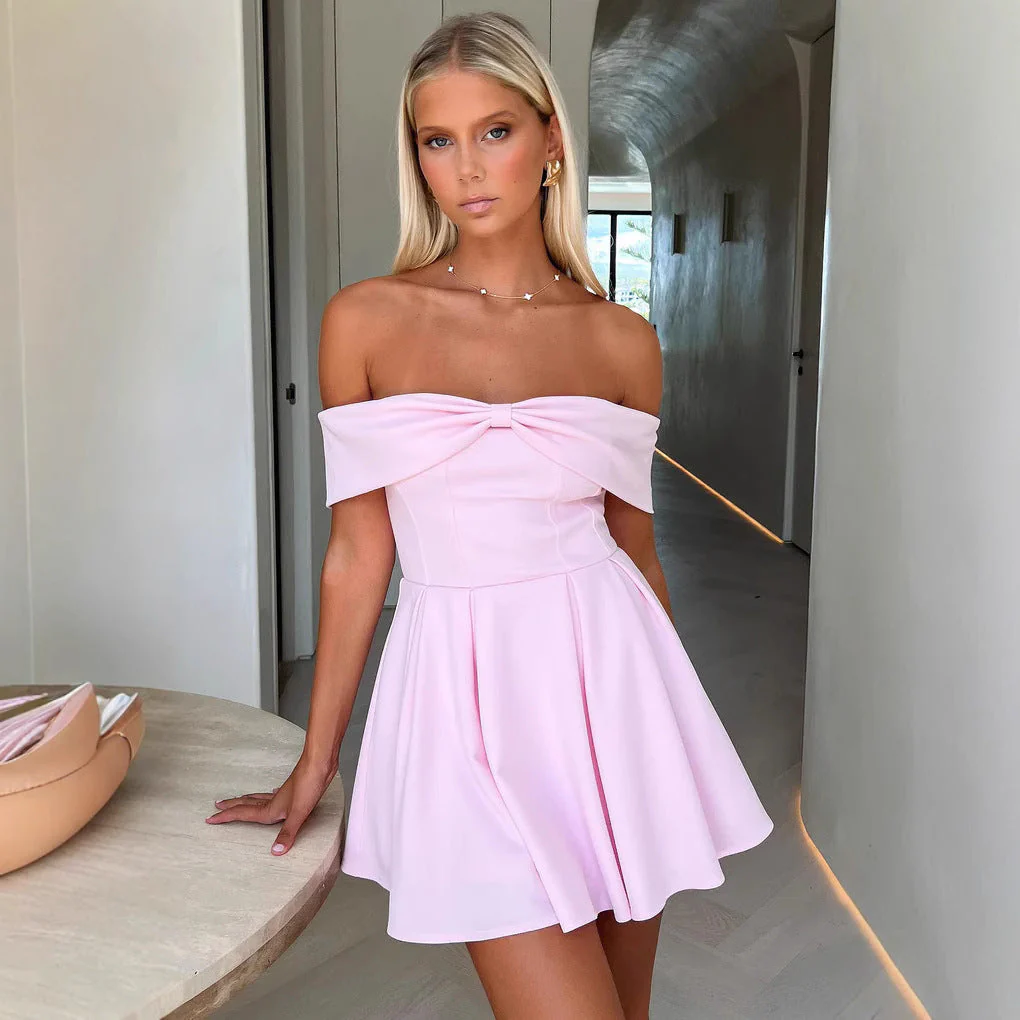 Ladies Mini Dress – Off Shoulder – A-Line Fit – Lightweight Breathable Design - Image 6