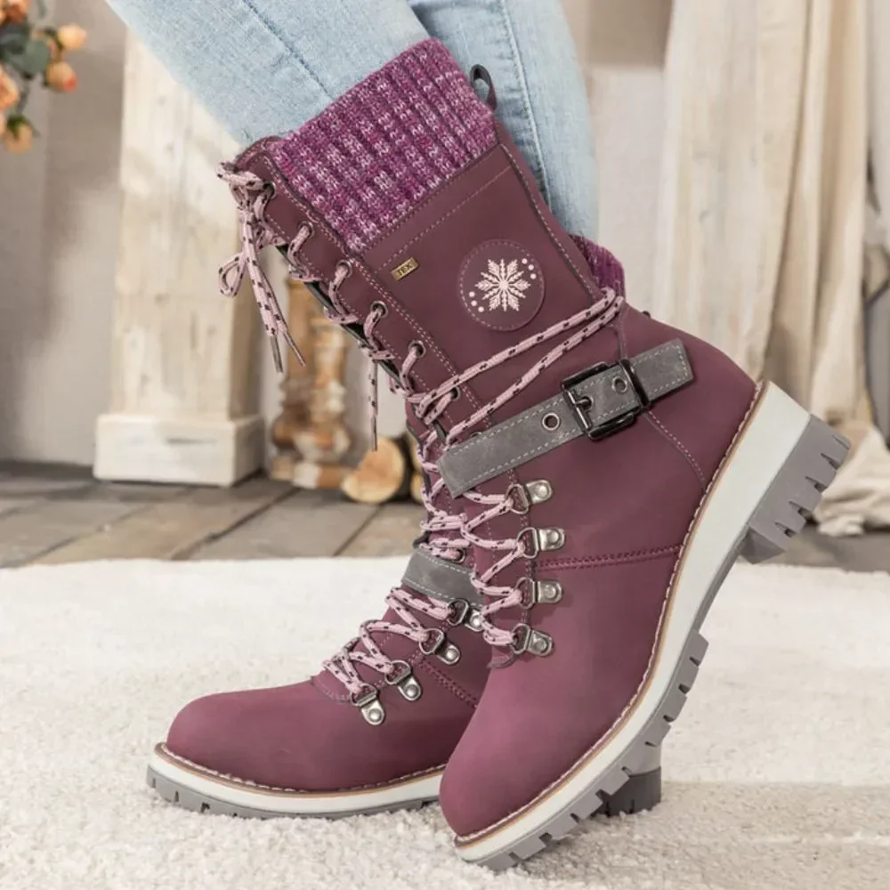 Ladies Boots – Sturdy Fit – Lace-up Closure – Ankle Strap – Grip Sole - Image 4