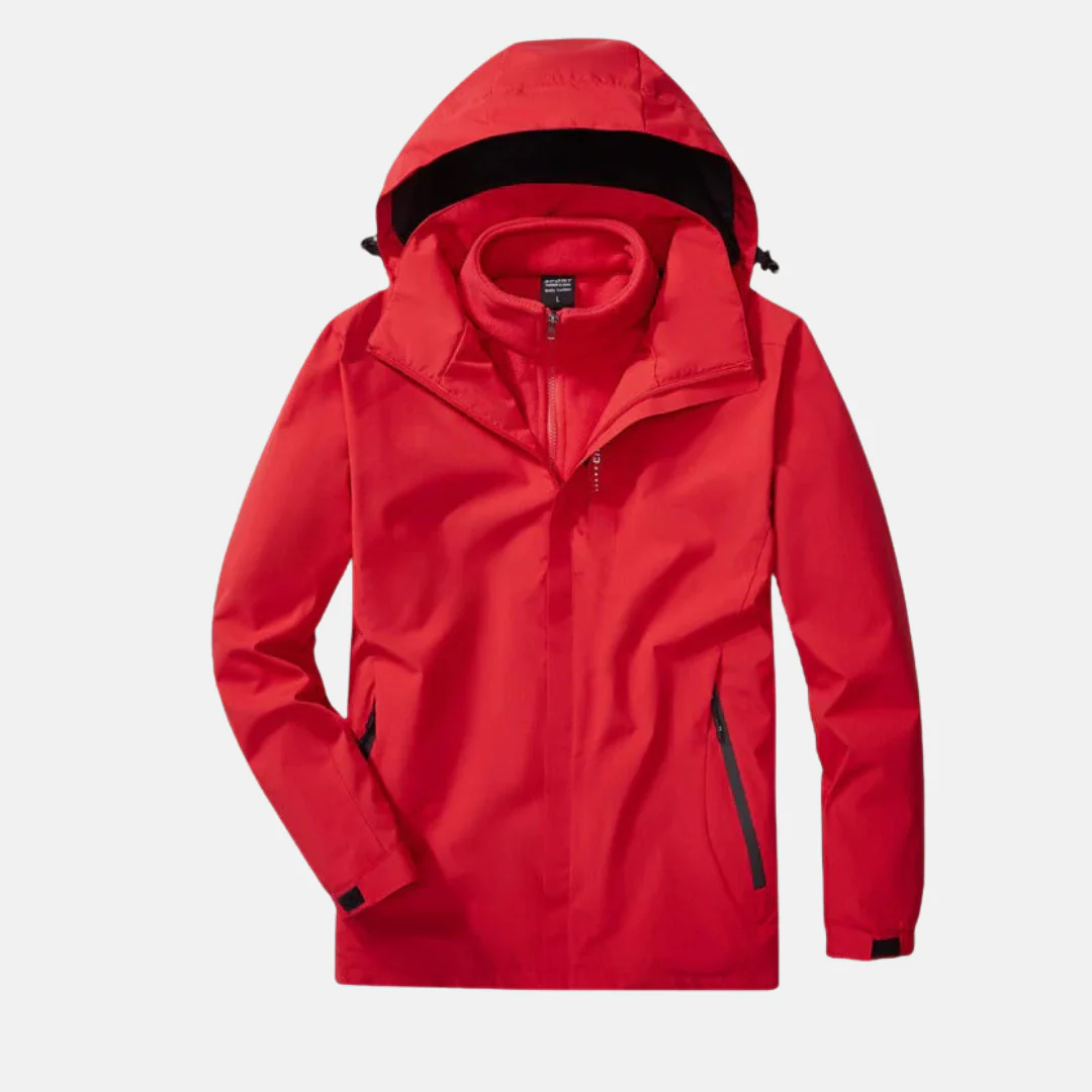 Women's Outdoor Jacket – 3-in-1 Design – Removable Fleece Lining – Adjustable Hood - Image 5