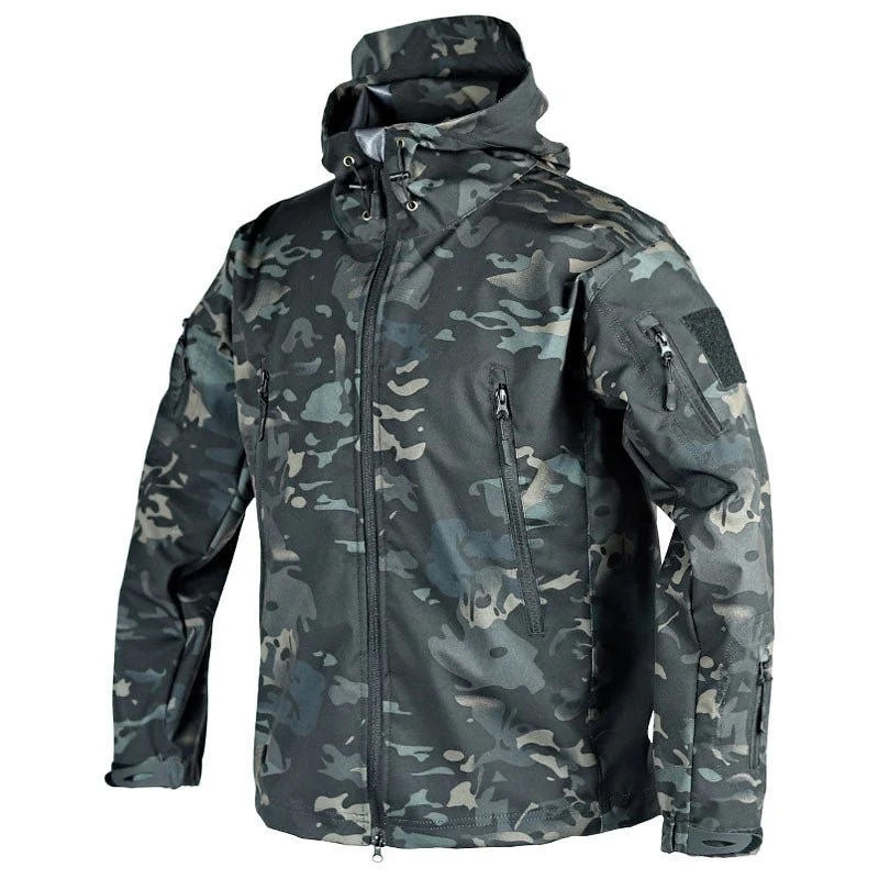 Women's Outdoor Jacket – Water-repellent – Hood with Drawcord – Adjustable Cuffs – Zip pockets - Image 6