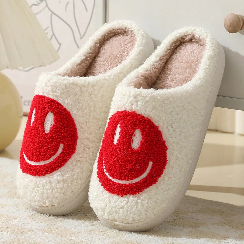 Women's Slippers – Fleece Exterior – Sherpa Lining – Comfortable Slip-On Model - Image 3