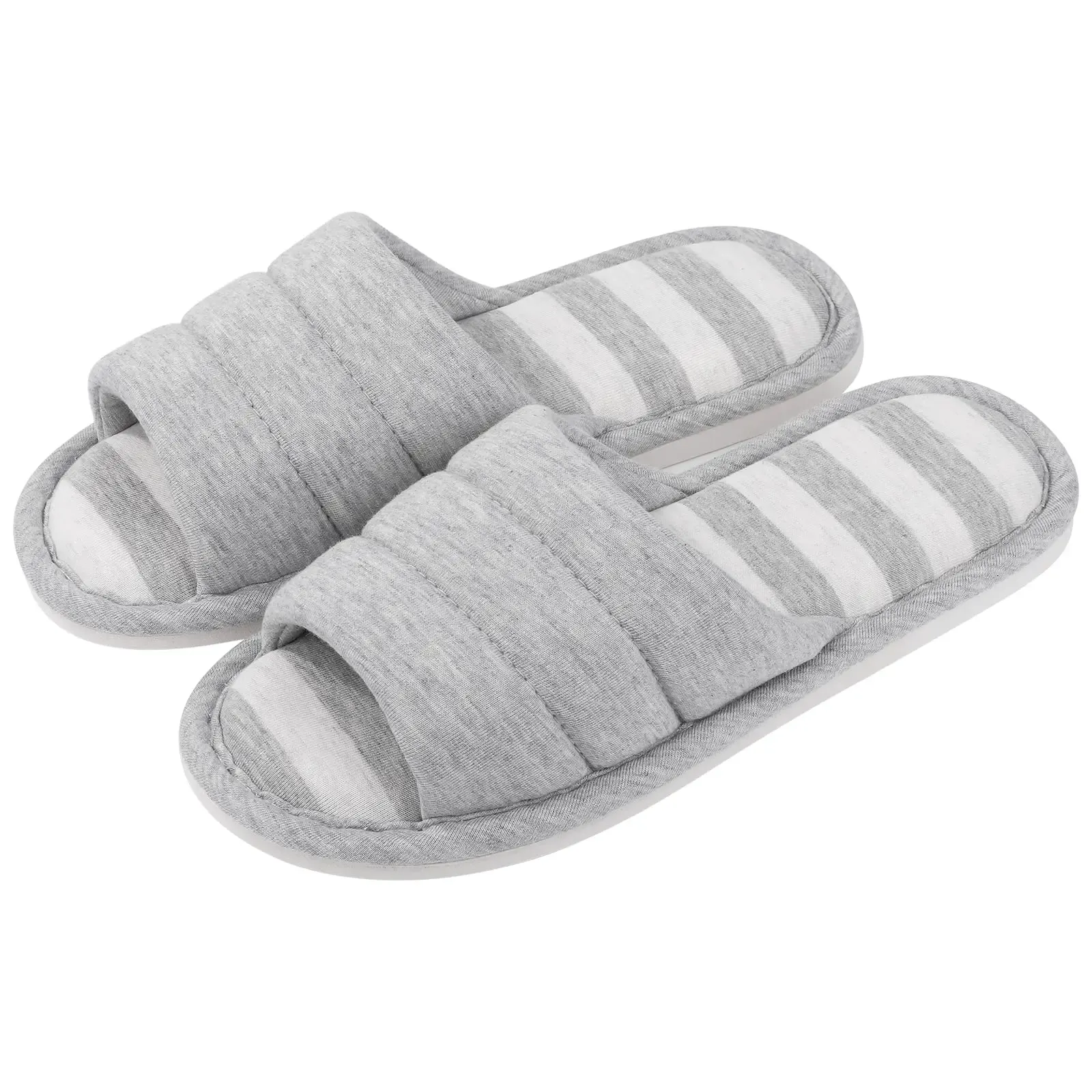 Ladies Slippers – Open Toe – Padded Band – Soft Padded Insole - Image 3