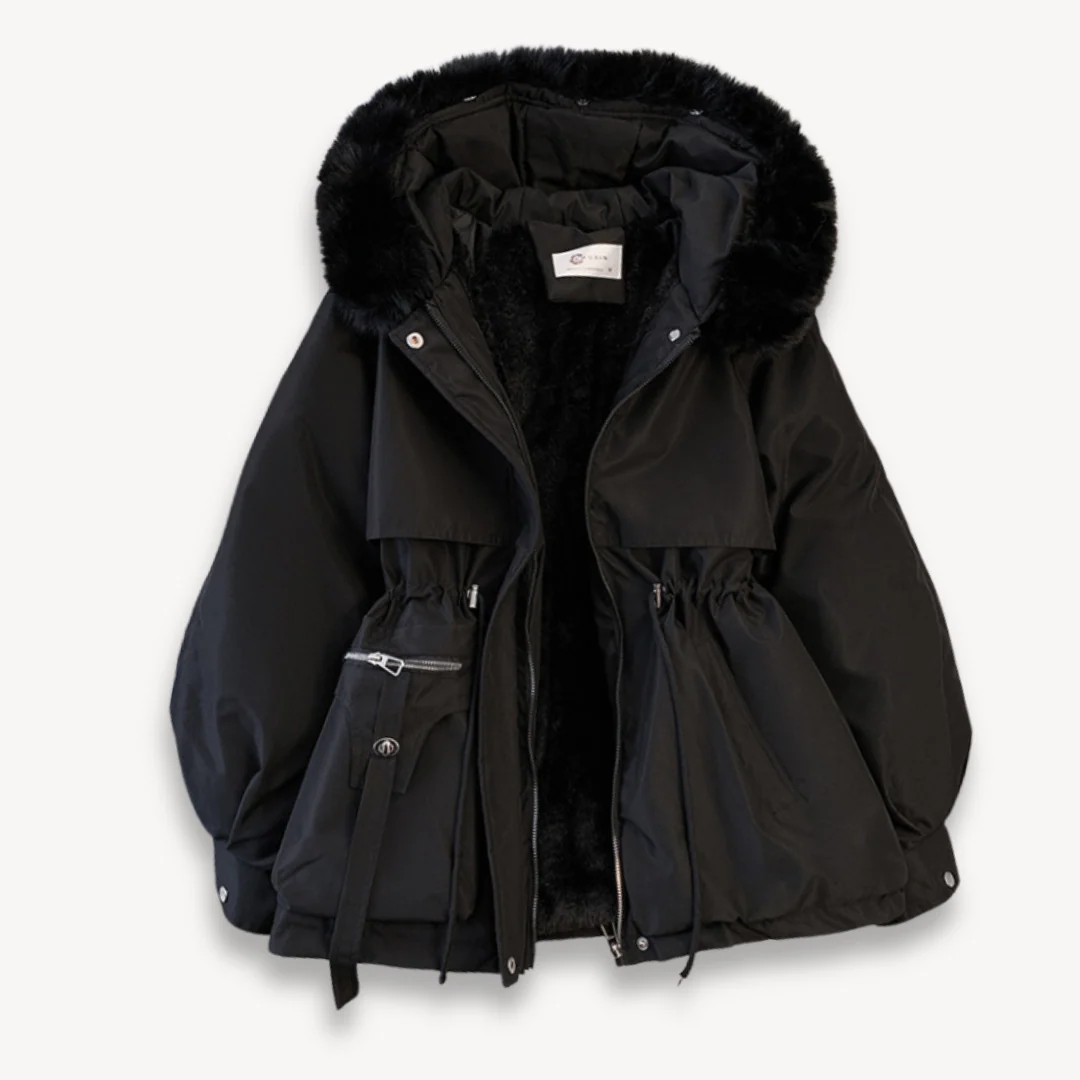 Women's parka coat – water-repellent – adjustable fit – detachable hood – faux-fur lining - Image 3