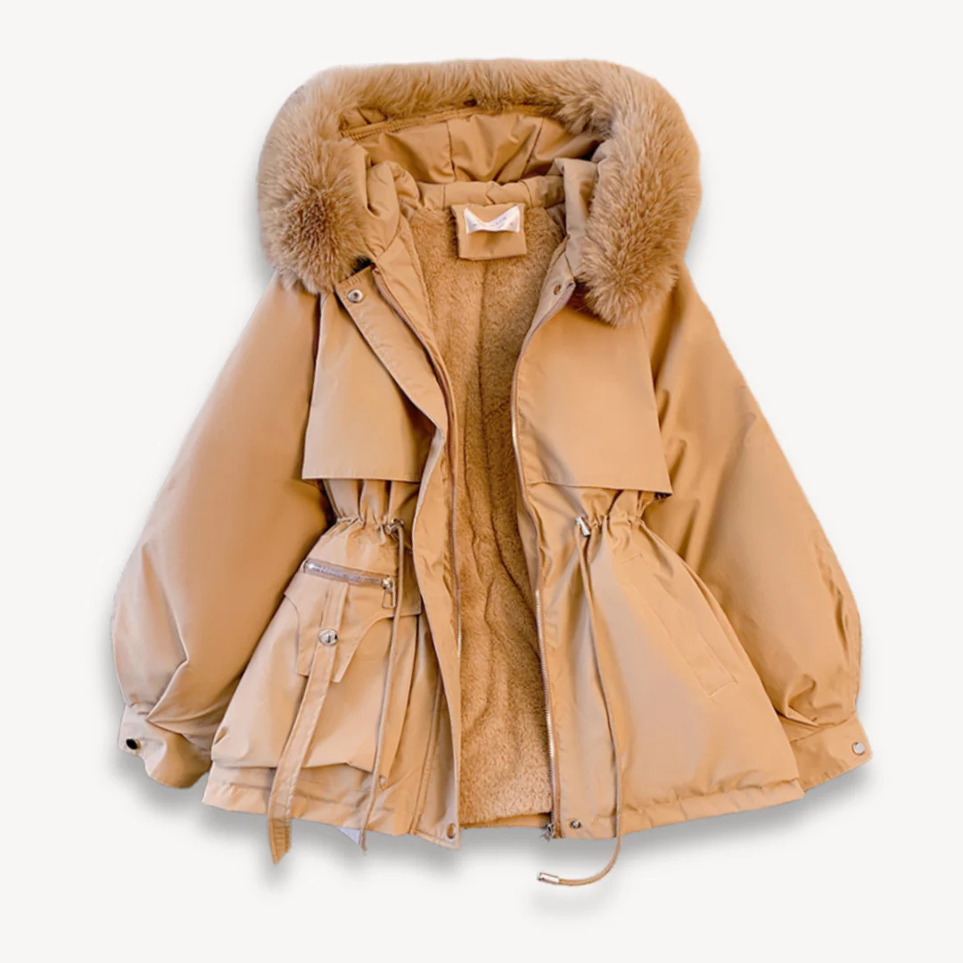 Women's parka coat – water-repellent – adjustable fit – detachable hood – faux-fur lining - Image 4