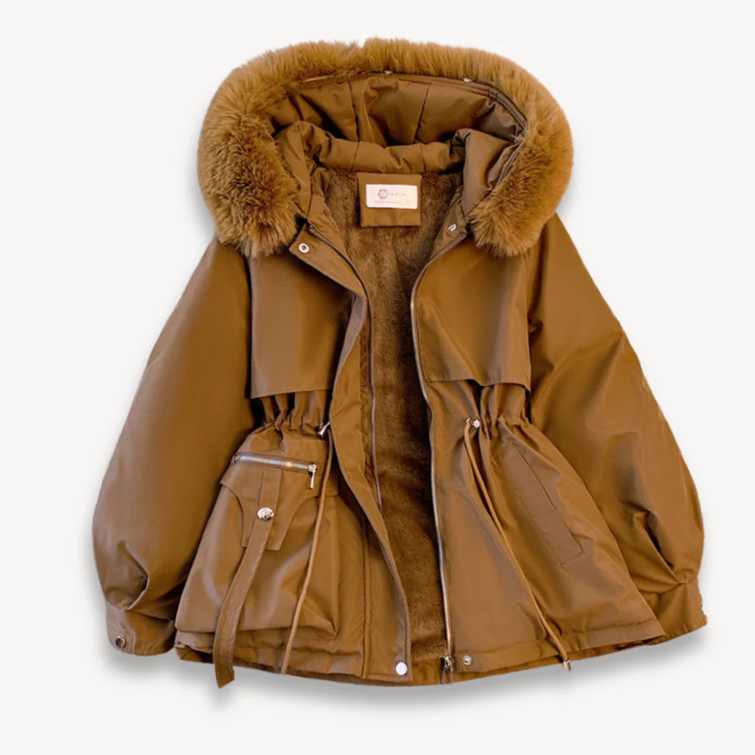 Women's parka coat – water-repellent – adjustable fit – detachable hood – faux-fur lining - Image 5