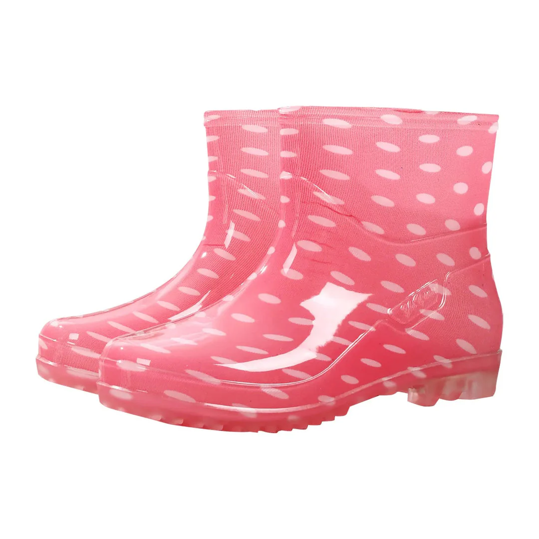 Women's Rain Boots – Waterproof Rubber – Mid-Calf – Print – Slip-On - Image 5
