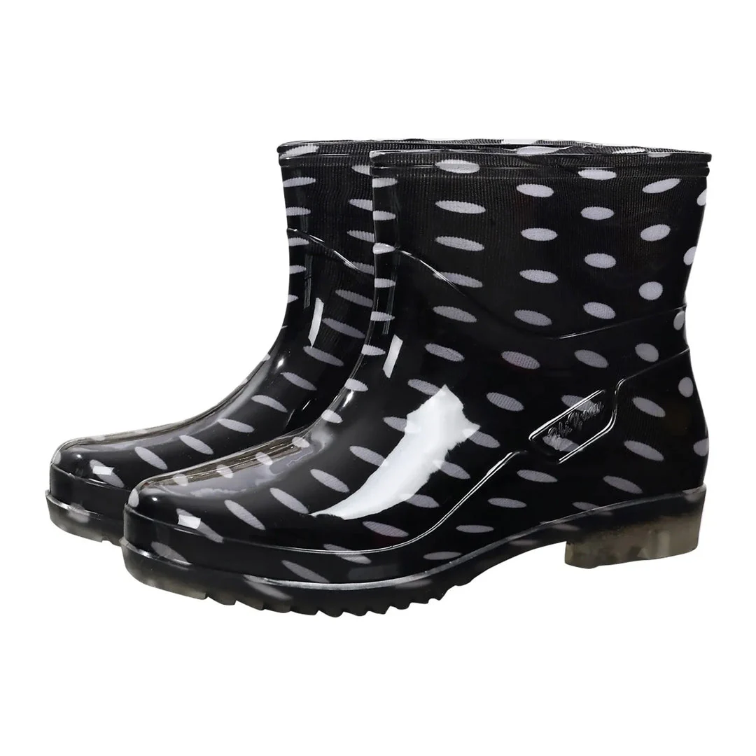 Women's Rain Boots – Waterproof Rubber – Mid-Calf – Print – Slip-On - Image 6